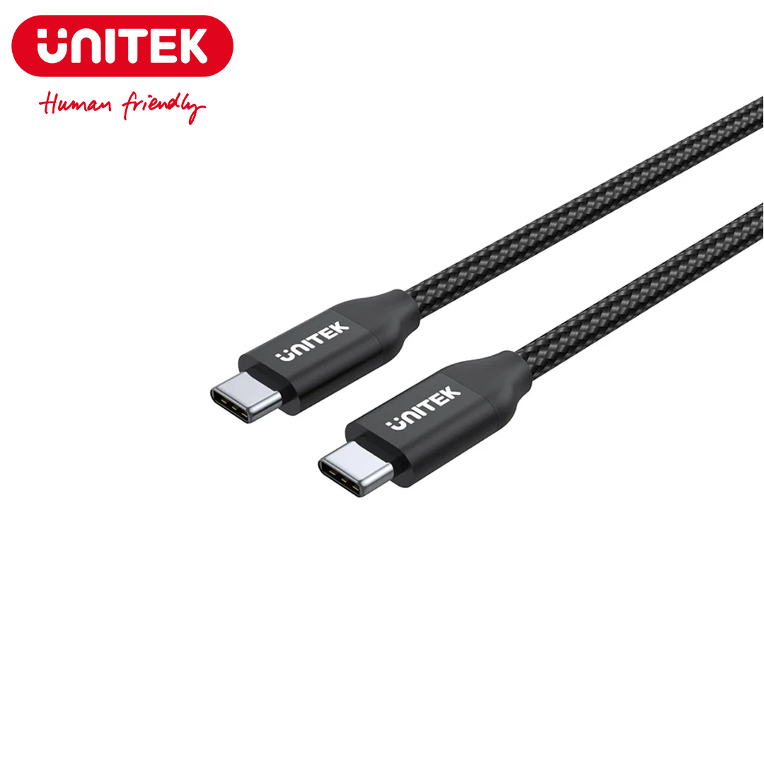 Type-C to Type-C Cable Charger 2M Unitek C14059BK Support PD 100W